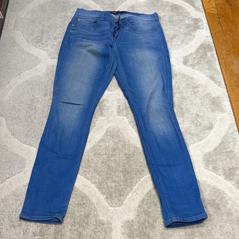 Express Women's Skinny Jeans Blue